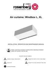 Installation Manual - Cortines d'aire - Windbox L, XL